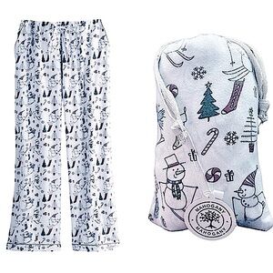 Mahogany Snowman Holiday Pajama Pants
